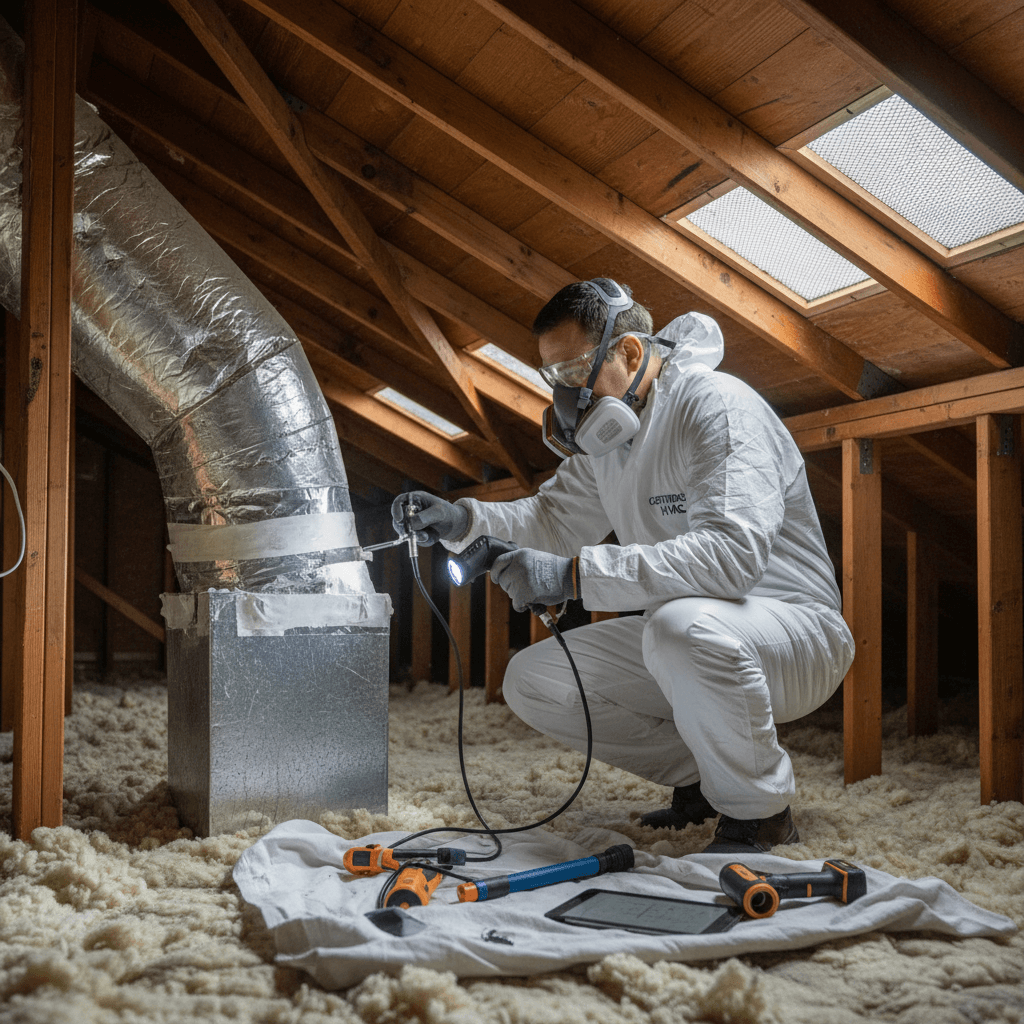 HVAC filter and air quality preparation in new construction